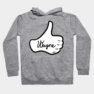 Men name Wayne Hoodie